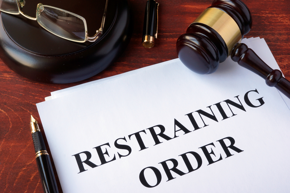 restraining order with a divorce