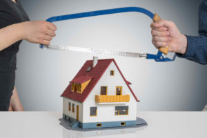 dividing a property after divorce