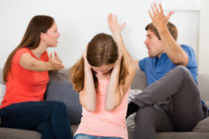 husband and wife fighting